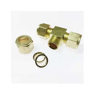 Соединитель резьбовой T-образный под трубку высокого давления 3/8 дюйма