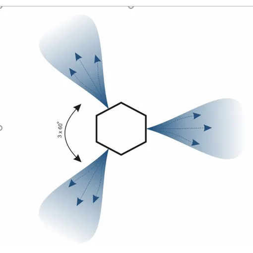 Концевик резьбовой под трубку высокого давления 3/8 дюйма с адаптером под резьбу 10/24 дюйма на три форсунки