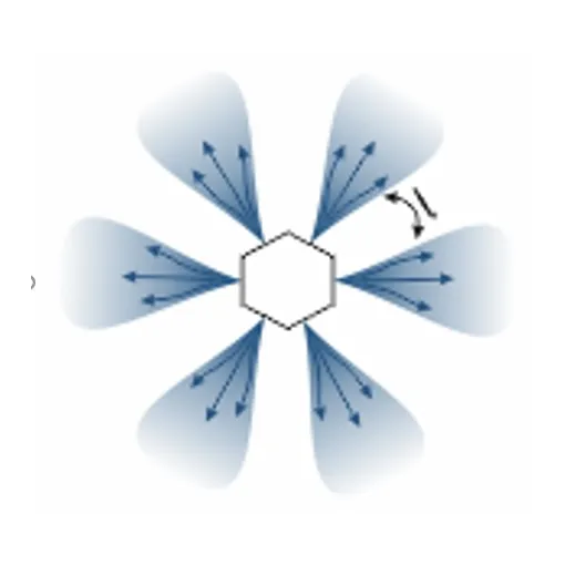 Концевик резьбовой под трубку высокого давления 3/8 дюйма с адаптером под резьбу 10/24 дюйма на шесть форсунок